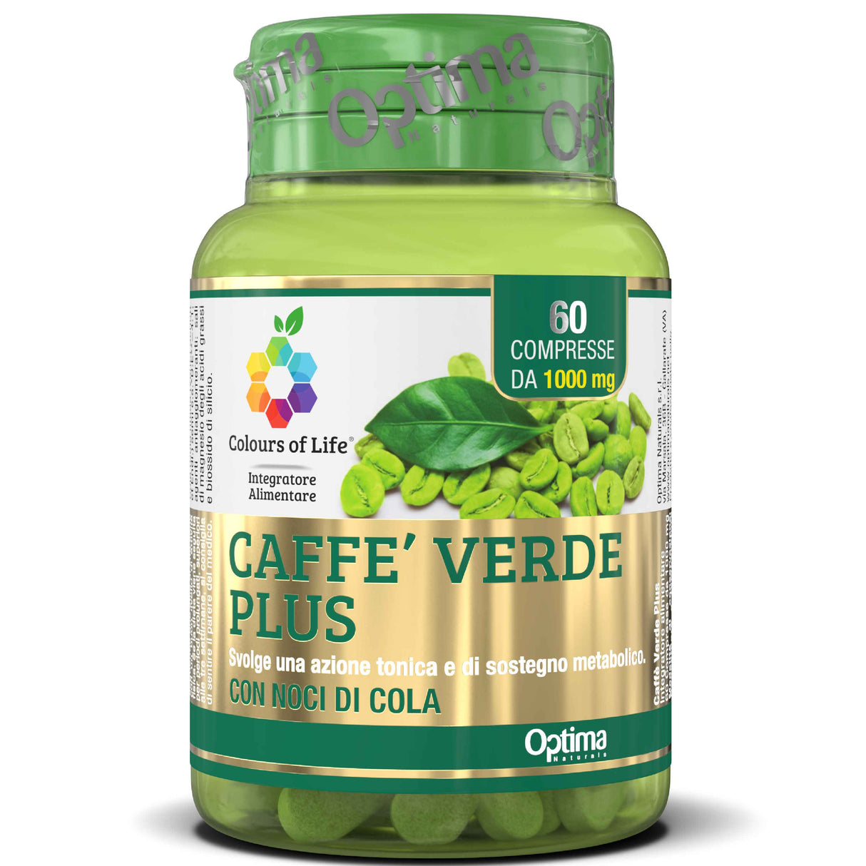 OPTIMA CAFFE' VERDE PLUS 60 COMPRESSE