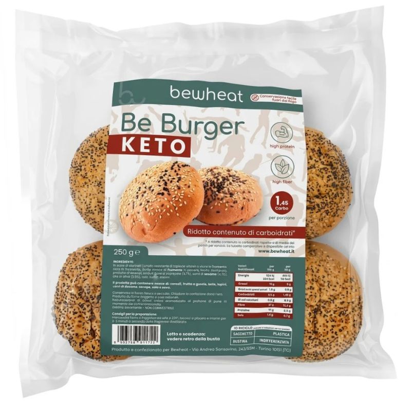 Bewheat Be Burger Keto 5x50 Grammi