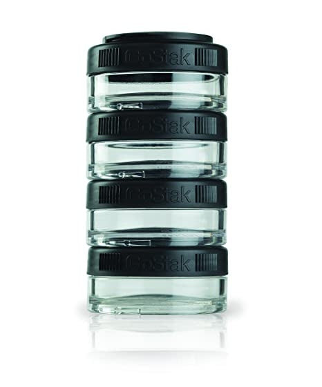 BLENDER BOTTLE GOSTAK 4PAK 40 ML NERO