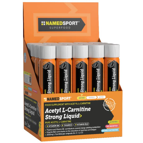 Named Sport Acetyl L-Carnitine Strong Liquid 20 Fiale Da 25 Ml
