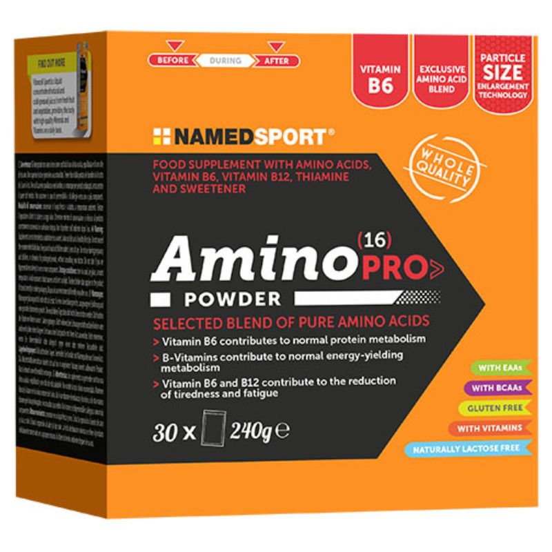 NAMED SPORT AMINO(16) 30 BUSTE DA 8 GRAMMI