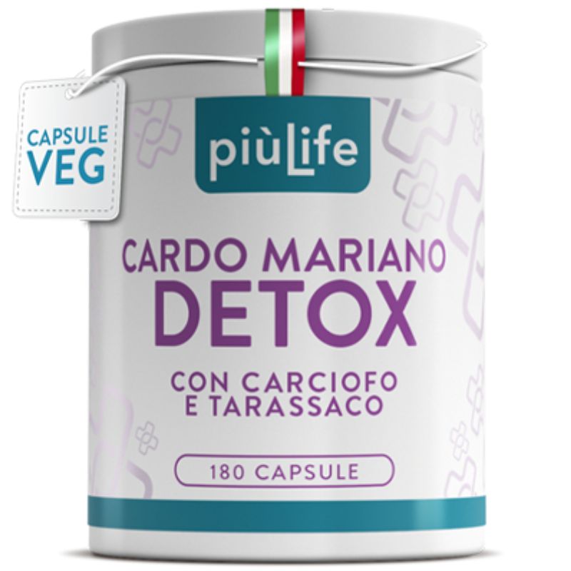 +Life Cardo Mariano Detox Con Carciofo E Tarassaco 180 Capsule