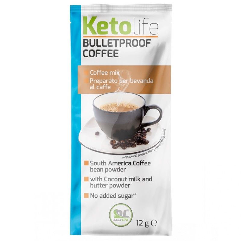 Daily Life Keto Life Bulletproof Coffe 1 Bustina Da 12 Grammi