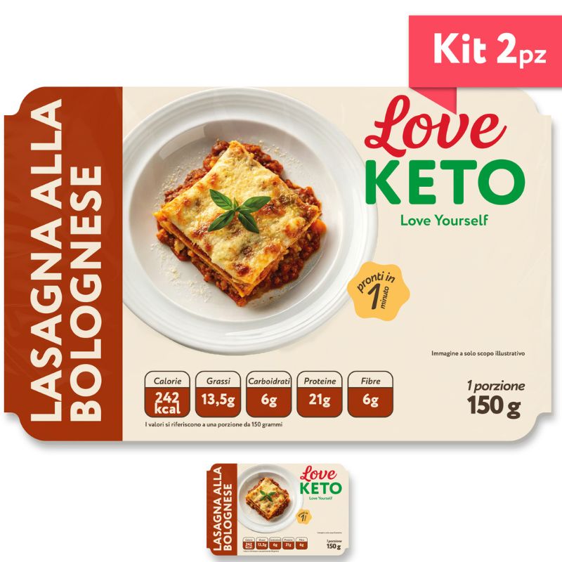 Love Keto Lasagna Proteica Alla Bolognese 150 Grammi