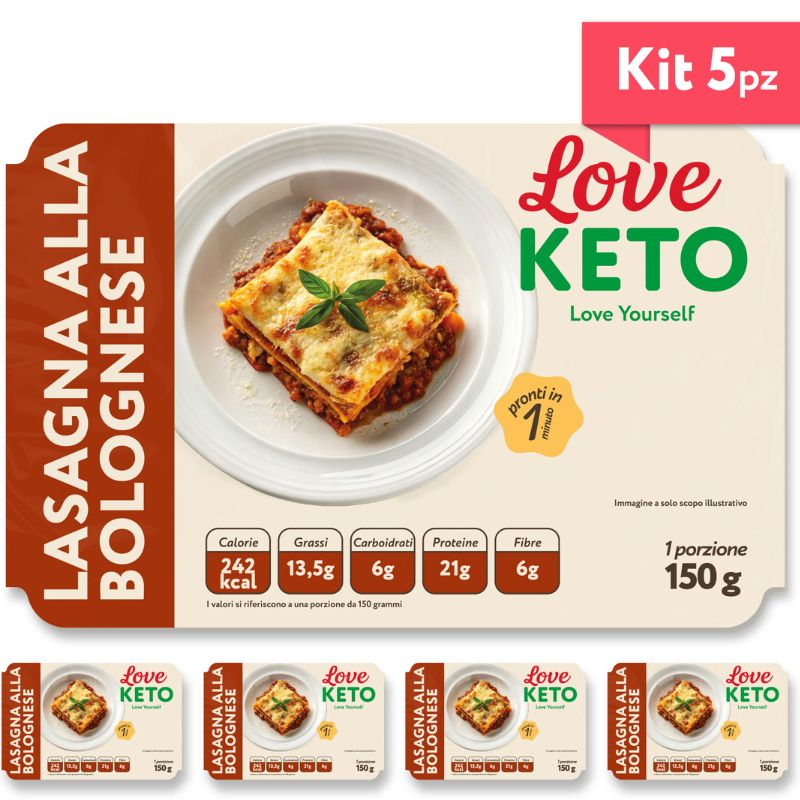 Love Keto Lasagna Proteica Alla Bolognese 150 Grammi
