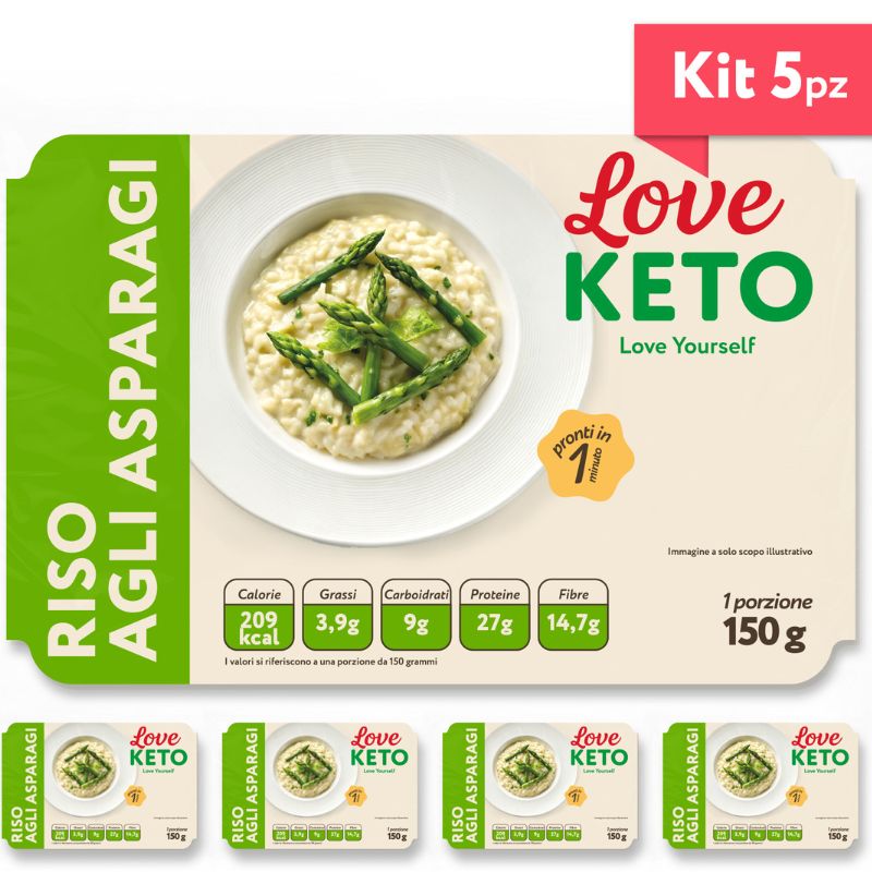 Love Keto Riso Proteico Agli Asparagi 150 Grammi