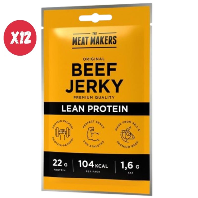 PRONUTRITION BEEF JERKY ORIGINAL 12 BUSTE DA 40 GRAMMI
