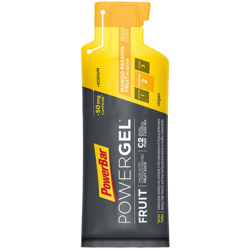 PowerBar PowerGel Fruit + Caffeina 41 Grammi