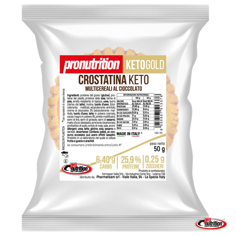 Pronutrition Crostatina Keto Multicereali 50 Grammi