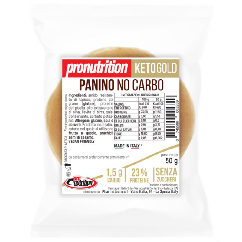 PRONUTRITION PANINO KETO NOCARBO 50 GRAMMI