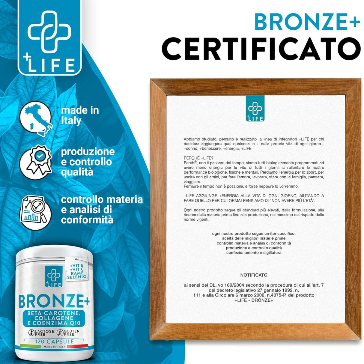 +Life Bronze+ 120 Capsule