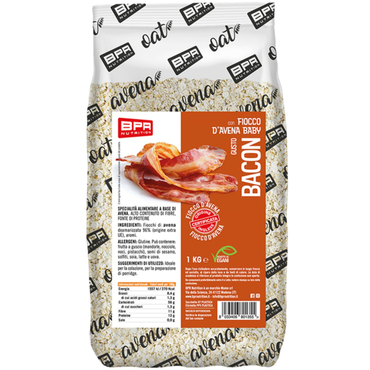 BPR NUTRITION FIOCCO D'AVENA BABY AROMATIZZATO 1 KG