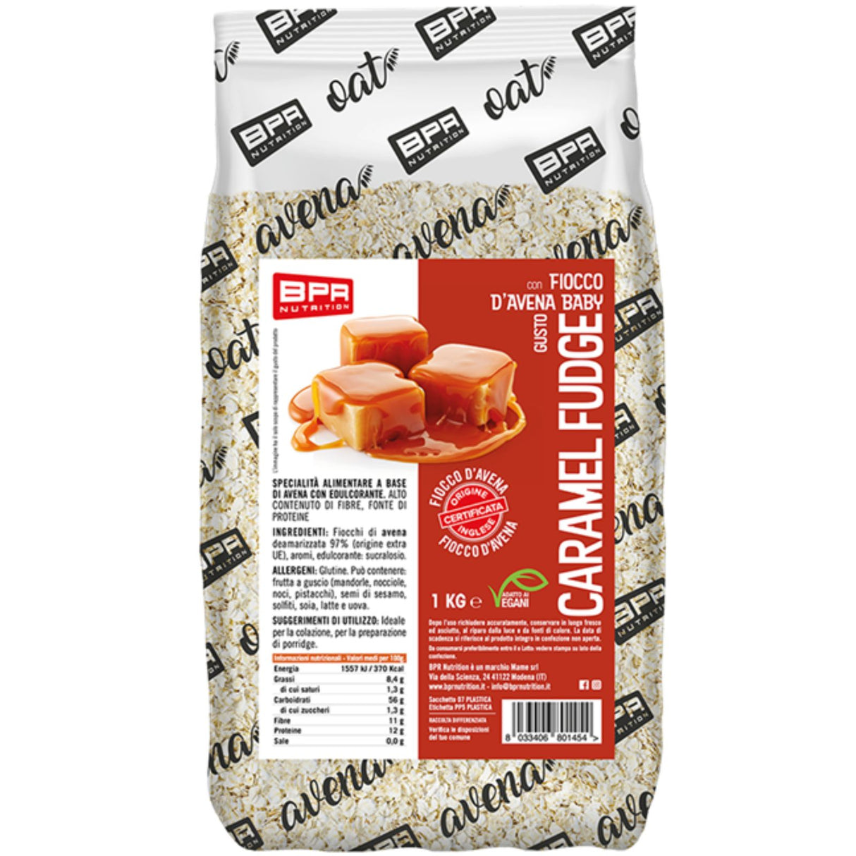 BPR NUTRITION FIOCCO D'AVENA BABY AROMATIZZATO 1 KG