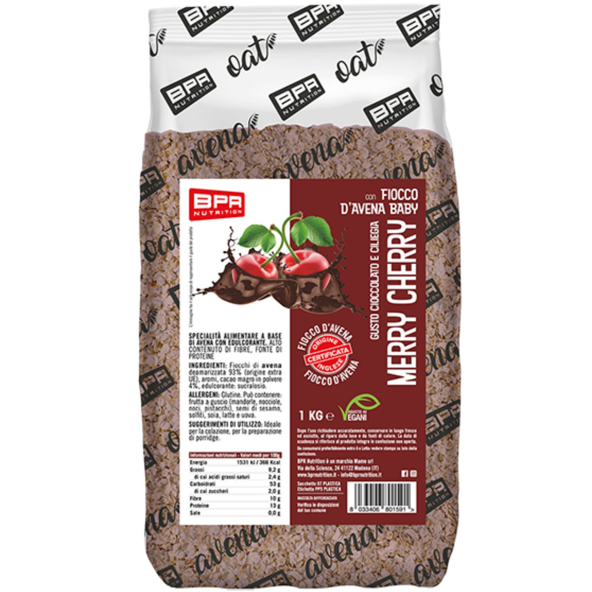 BPR NUTRITION FIOCCO D'AVENA BABY AROMATIZZATO 1 KG