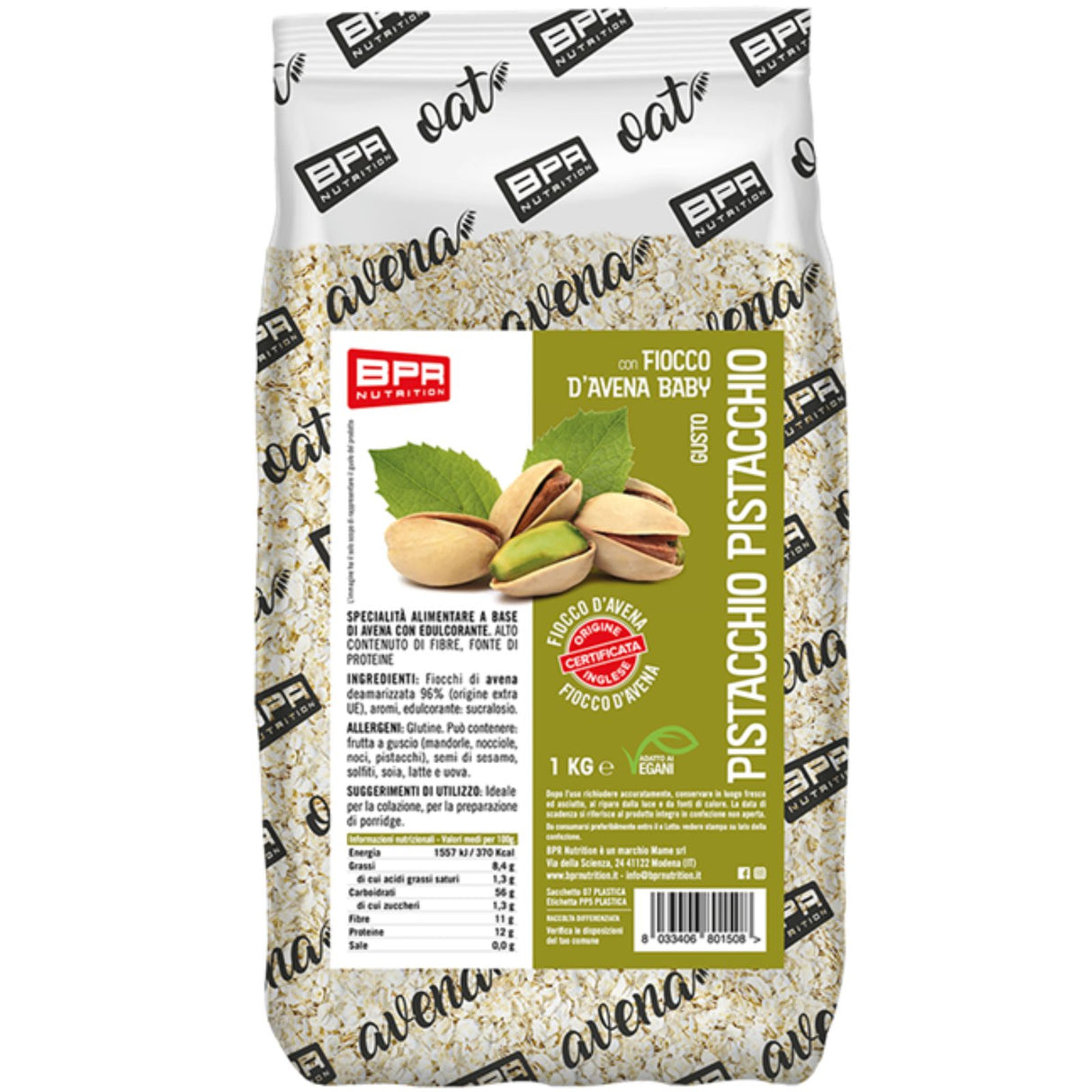 BPR NUTRITION FIOCCO D'AVENA BABY AROMATIZZATO 1 KG