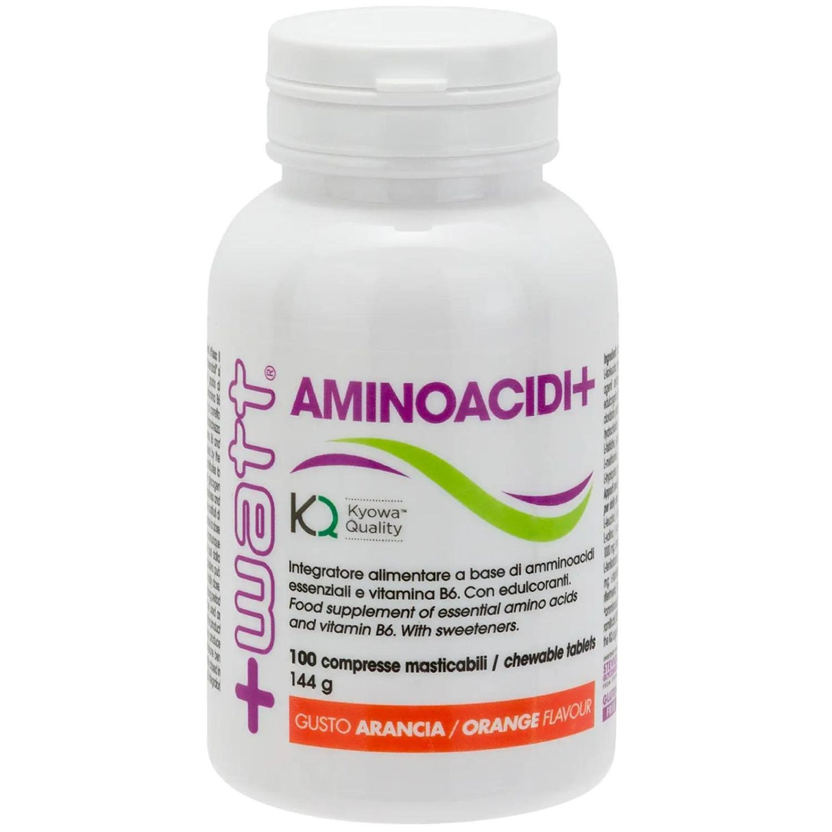+WATT AMINOACIDI+ 100 COMPRESSE MASTICABILI GUSTO ARANCIA