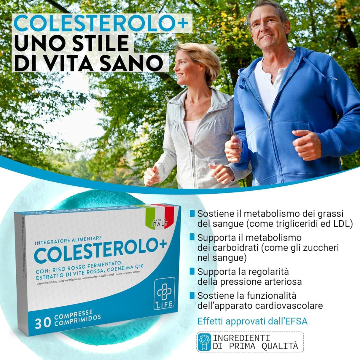 +Life Colesterolo+ 30 Compresse
