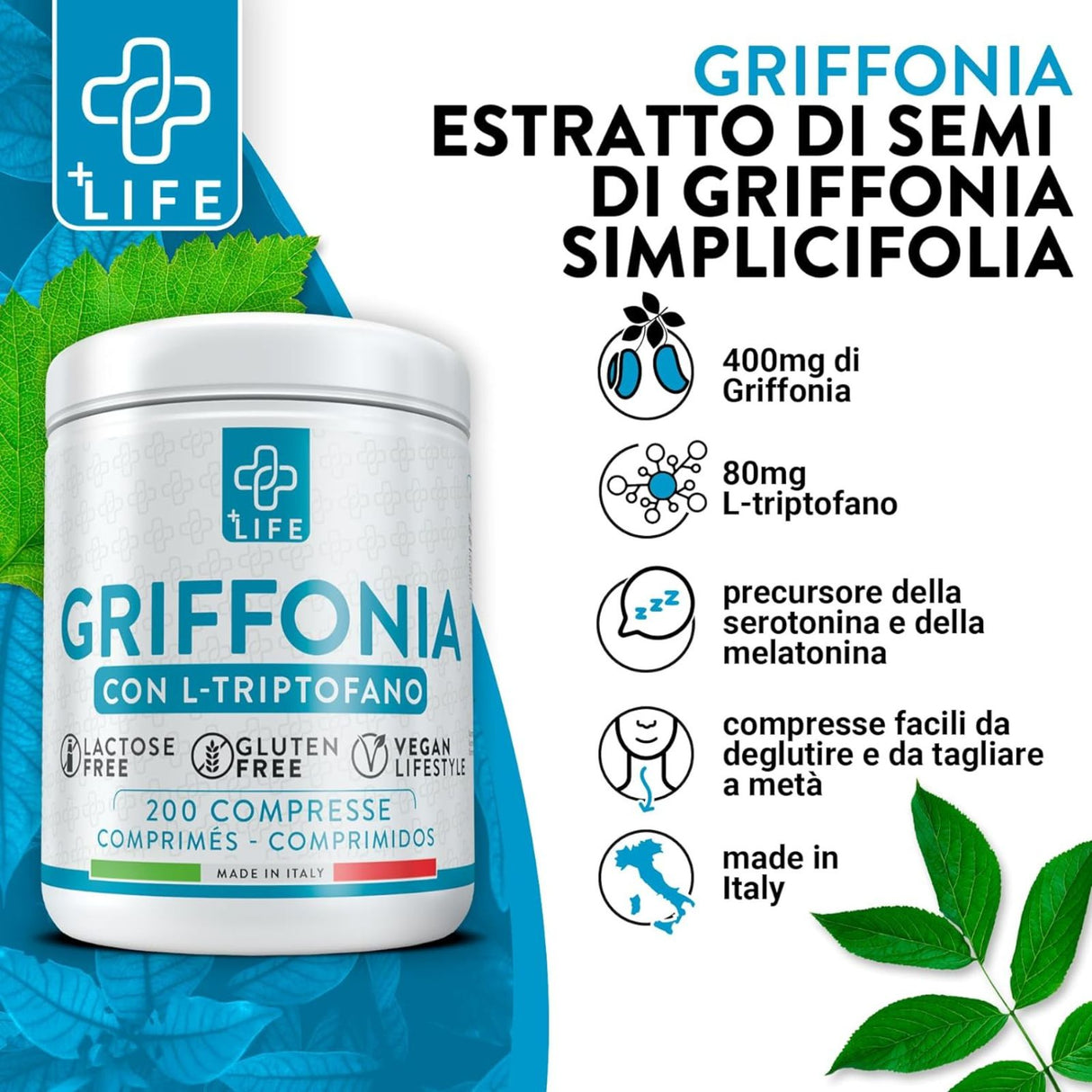 +Life Griffonia 200 Compresse