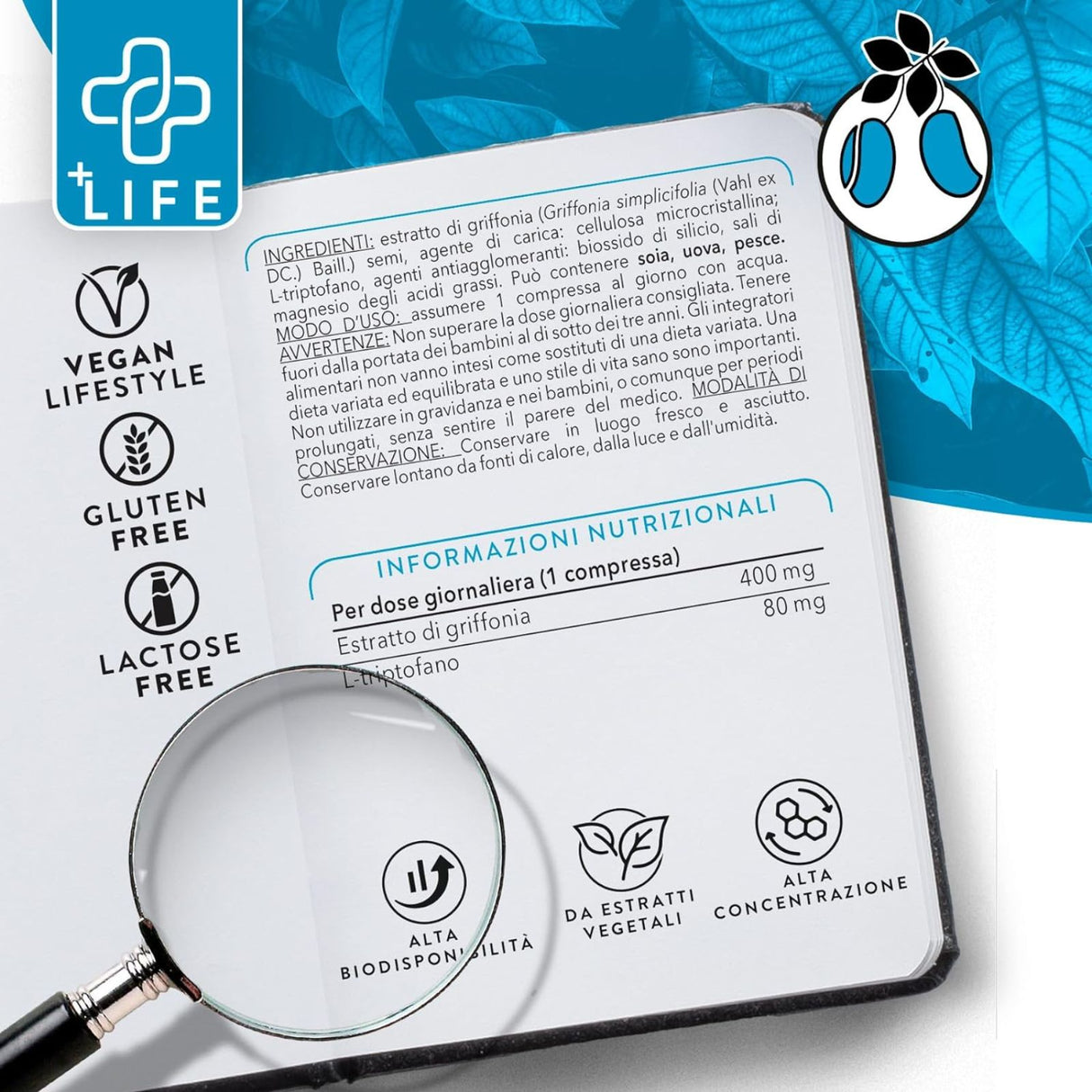 +Life Griffonia 200 Compresse