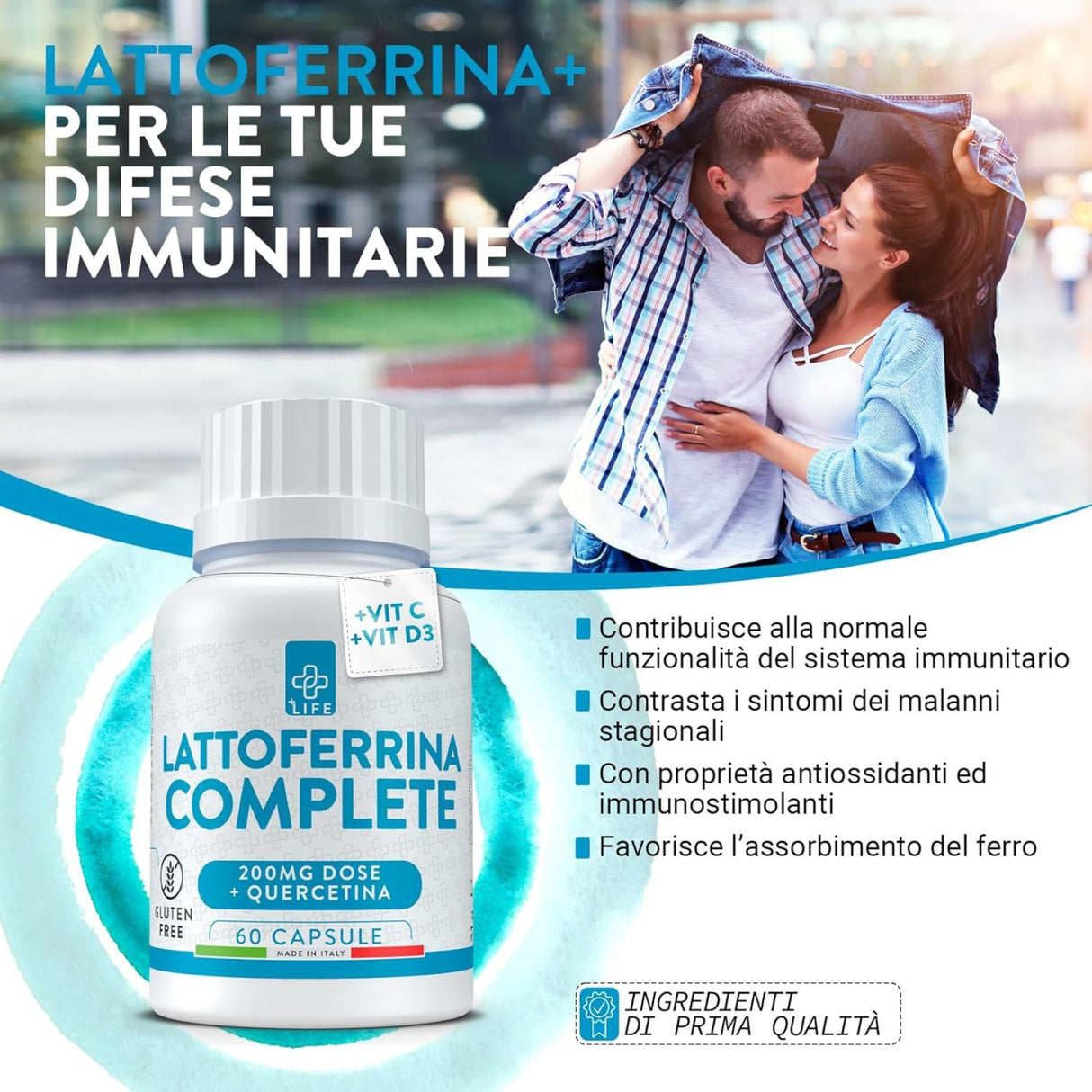 +Life Lattoferrina Complete 60 Capsule