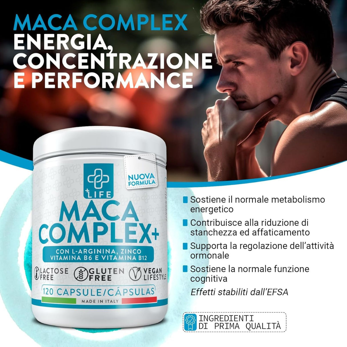 +Life Maca Complex+ 120 Capsule