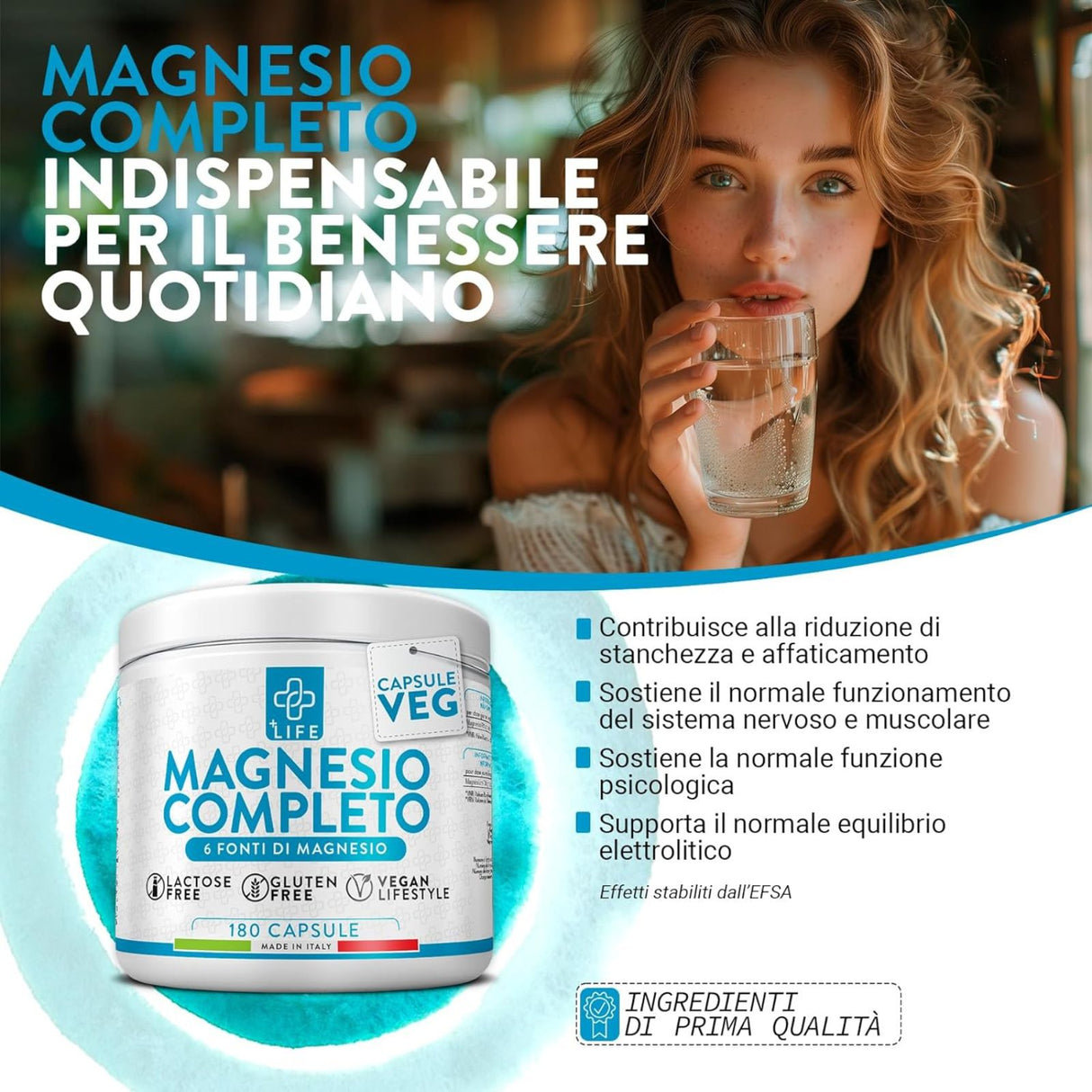 +Life Magnesio Completo 180 Capsule