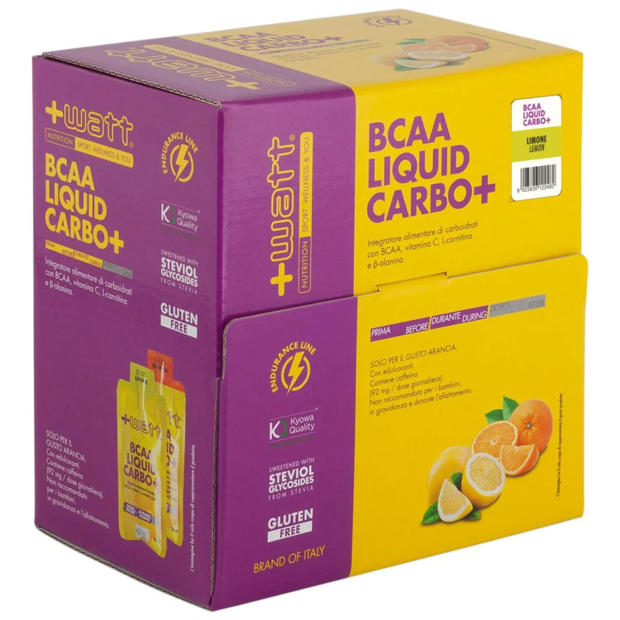 +WATT BCAA LIQUID CARBO 30 BUSTINE DA 30 ML