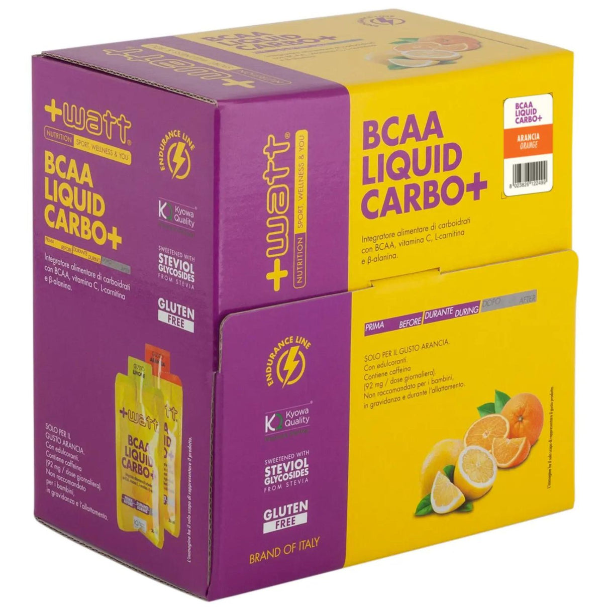 +WATT BCAA LIQUID CARBO 30 BUSTINE DA 30 ML