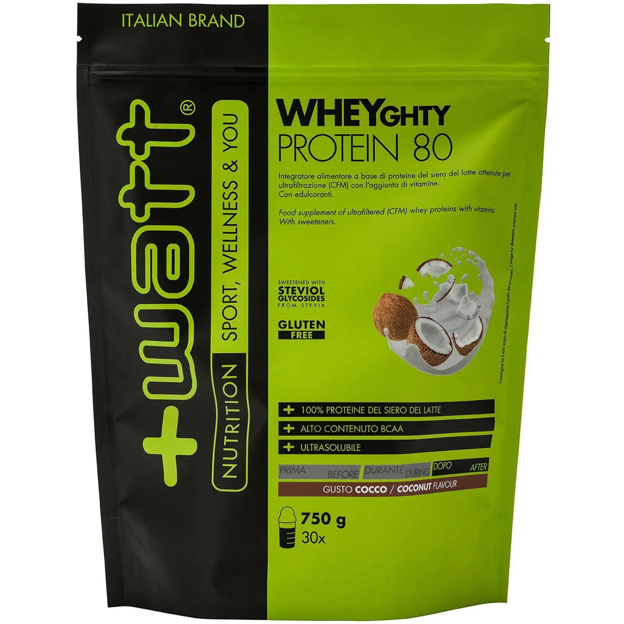 +WATT WHEYGHTY PROTEIN 80 BUSTA DA 750 GRAMMI