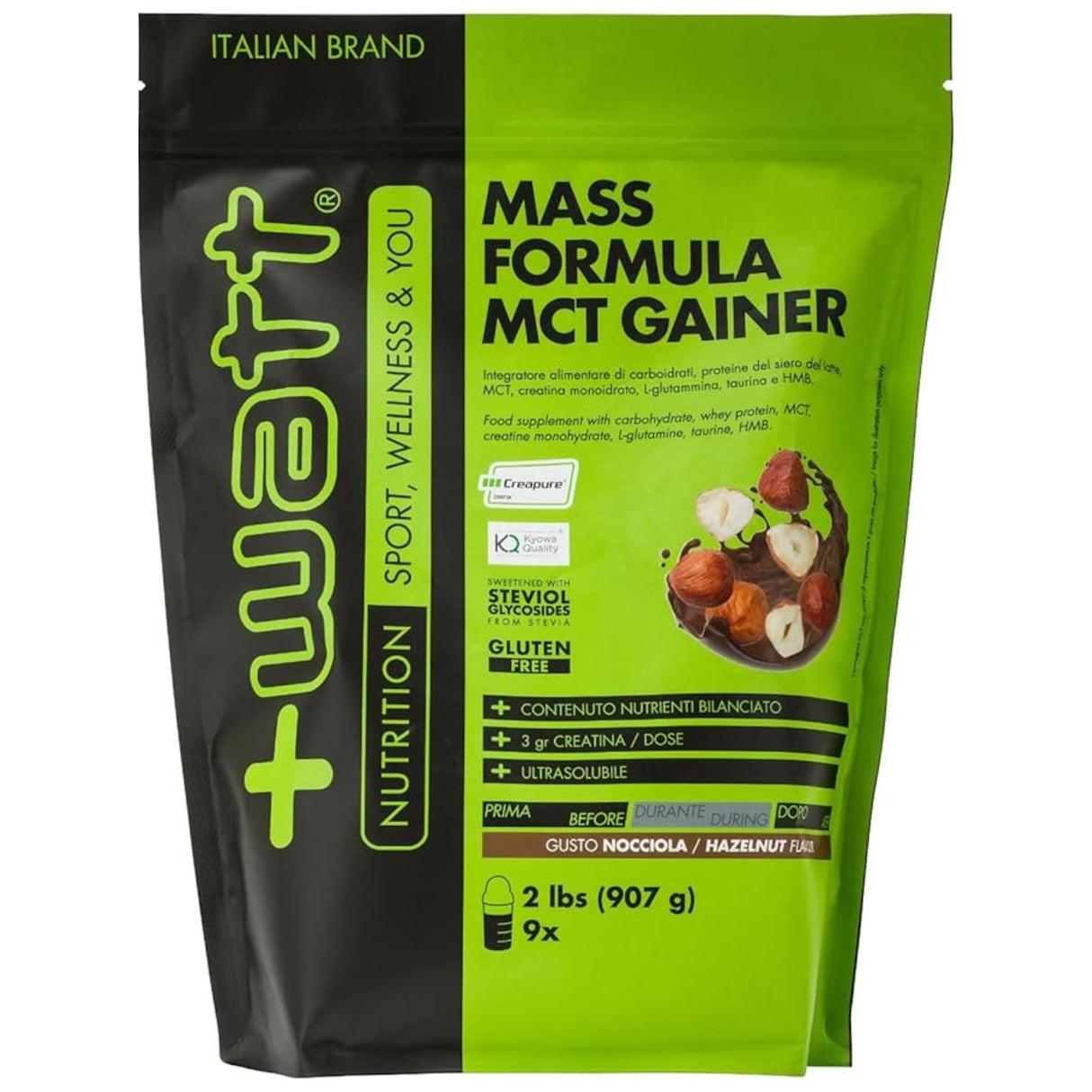 +WATT MASS FORMULA REINFORCED GAINER BLEND BUSTA 907 GRAMMI