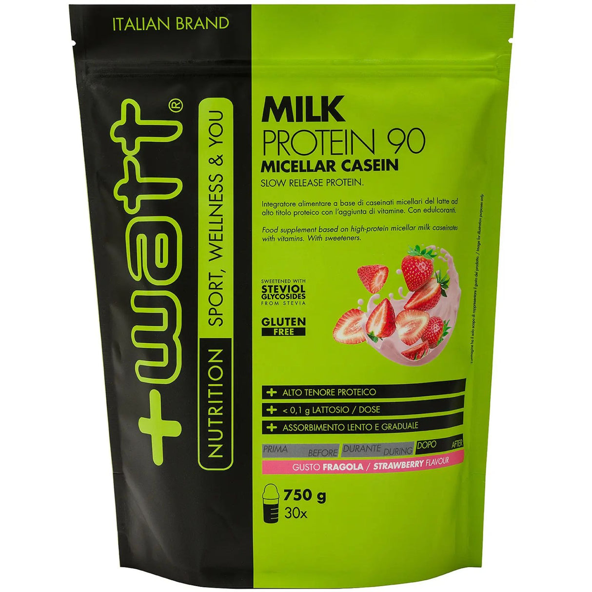 +WATT MILK PROTEIN 90 BUSTA DA 750 GRAMMI
