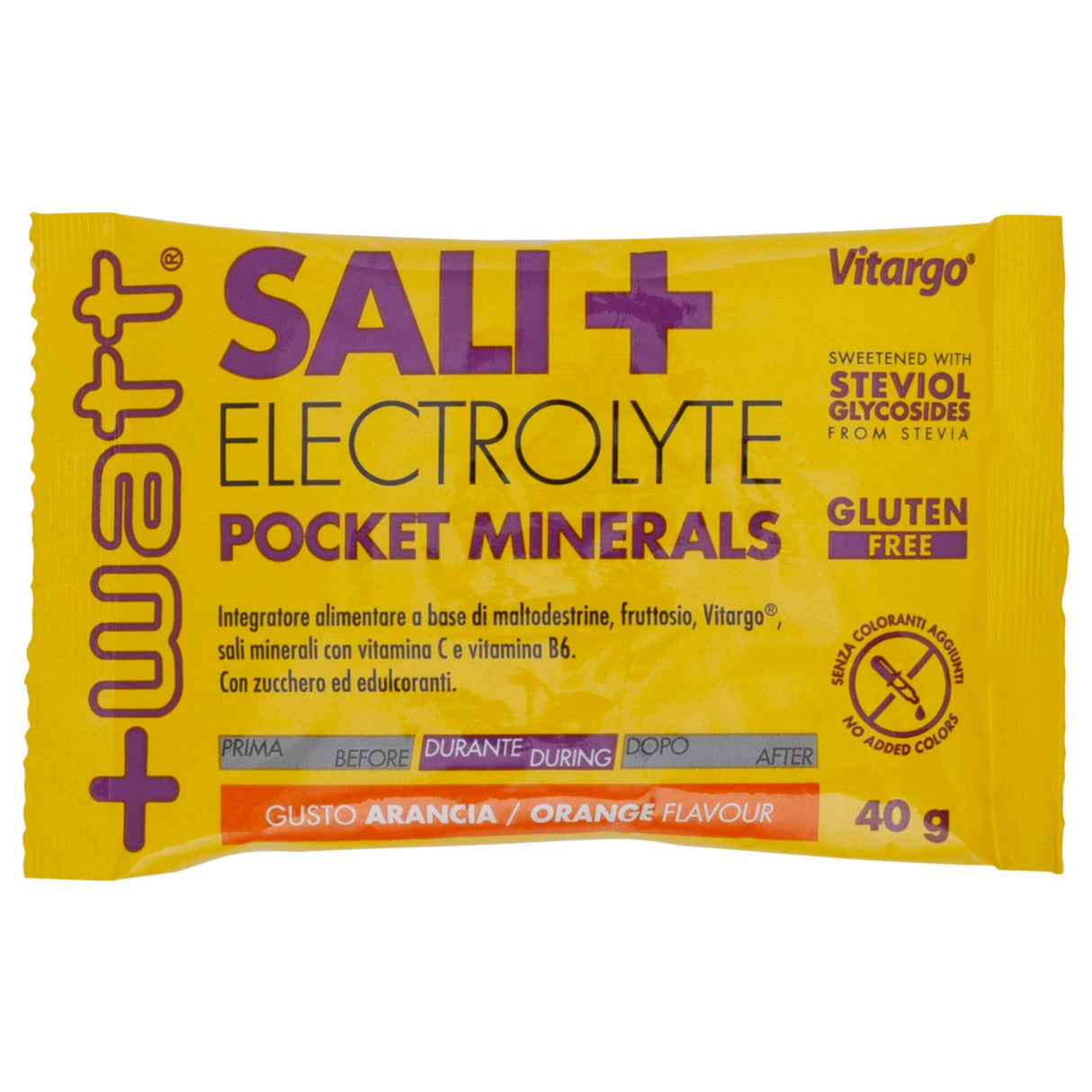 +WATT SALI+ ELECTROLYTE POCKET MINERALS 1 BUSTINA DA 40 GRAMMI