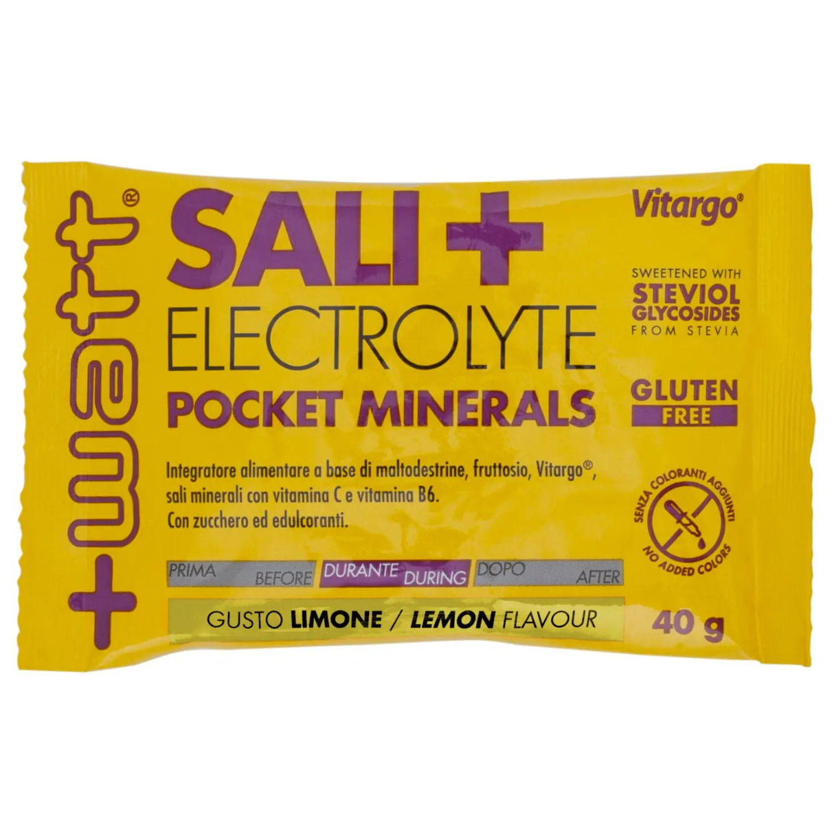 +WATT SALI+ ELECTROLYTE POCKET MINERALS 1 BUSTINA DA 40 GRAMMI