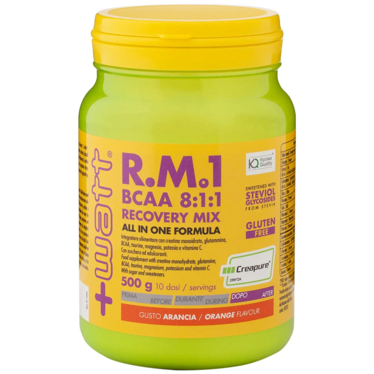 +WATT RM1 BCAA 8:1:1 500 GRAMMI ARANCIA