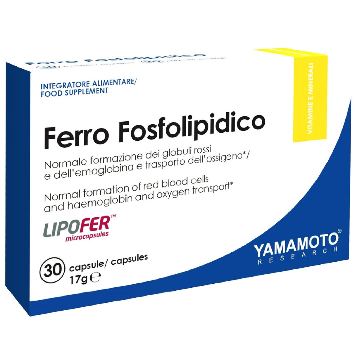 YAMAMOTO RESEARCH FERRO FOSFOLIPIDICO 30 CAPSULE