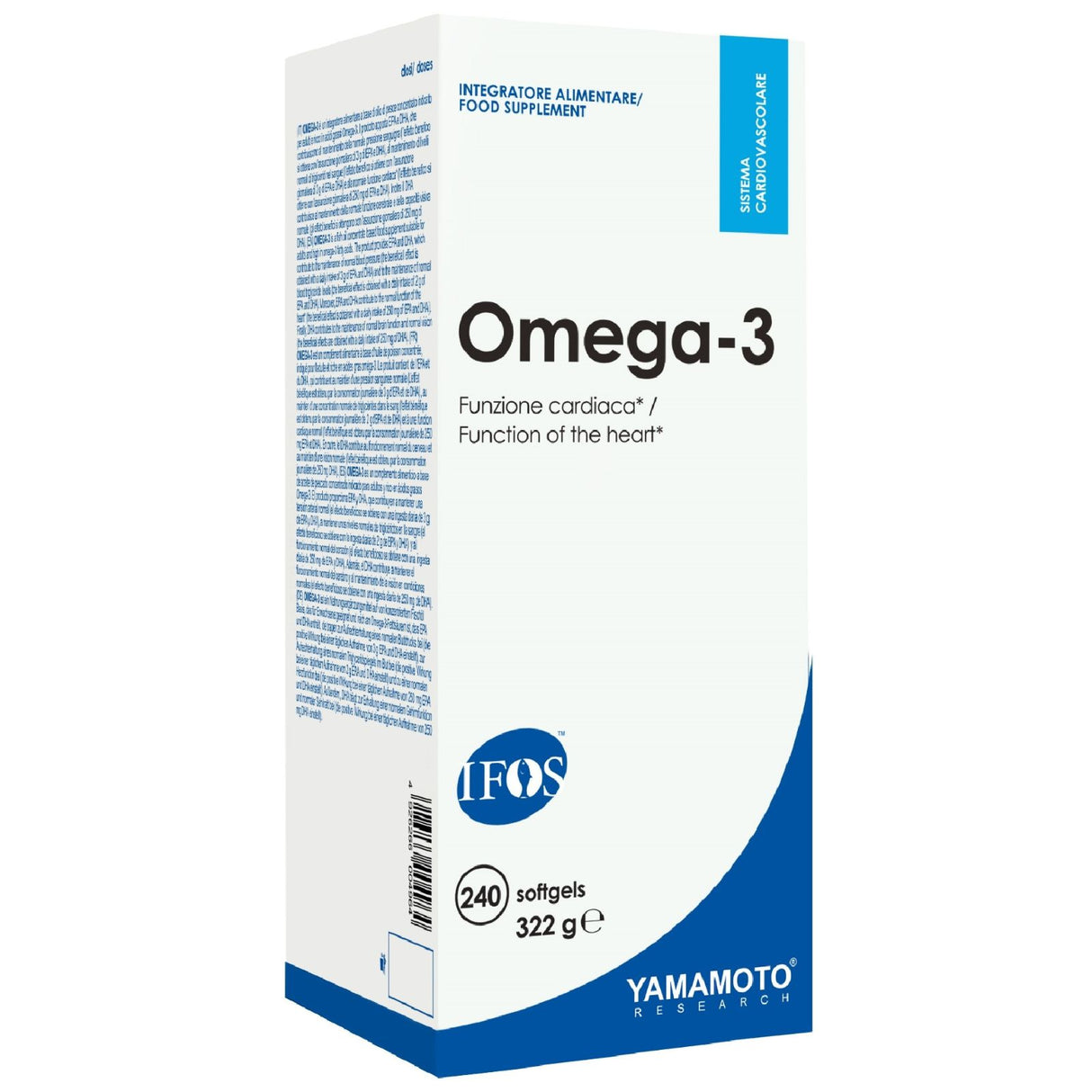 YAMAMOTO RESEARCH OMEGA-3 DA 240 SOFTGELS
