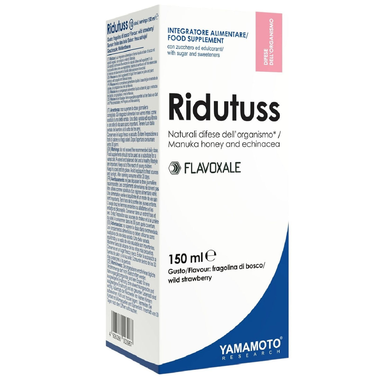 YAMAMOTO RESEARCH RIDUTUSS 150 ML GUSTO FRAGOLINA DI BOSCO