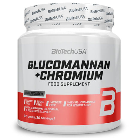 Biotech Usa Glucomannan + Chromium 225 Grammi