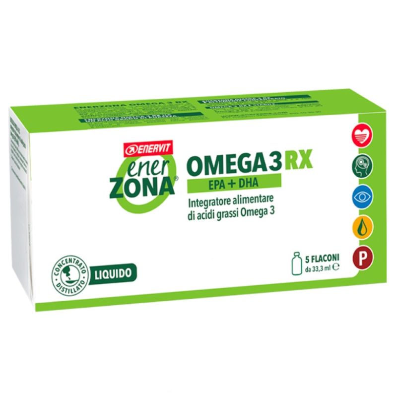 ENERZONA OMEGA 3 RX 5 FLACONI DA 33,3ML