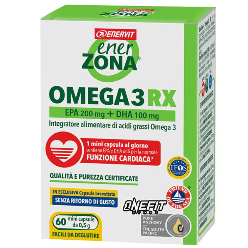 ENERZONA OMEGA 3 RX 60 MINI CAPSULE DA 0,5 GRAMMI