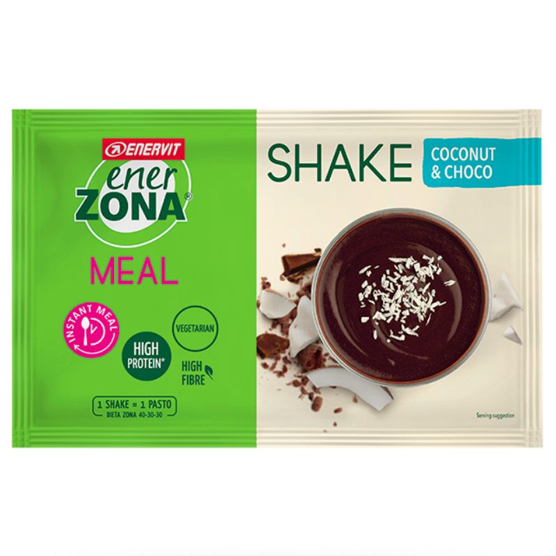 ENERZONA SHAKE BUSTA DA 53 GRAMMI GUSTO COCCO E CIOCCOLATO