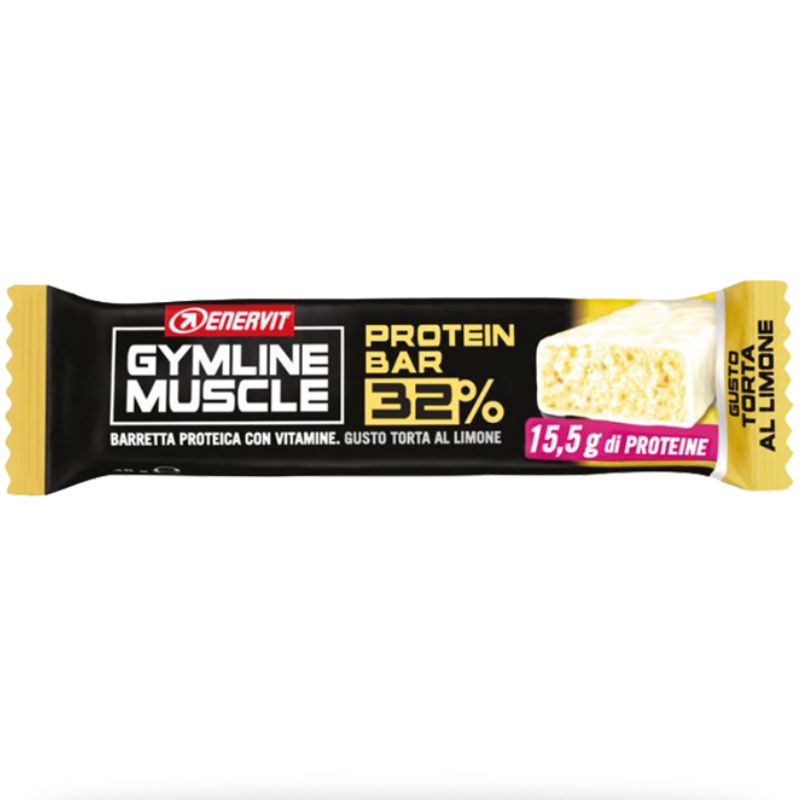ENERVIT GYMLINE MUSCLE PROTEIN BAR 32% 1 BARRETTA DA 48 GRAMMI