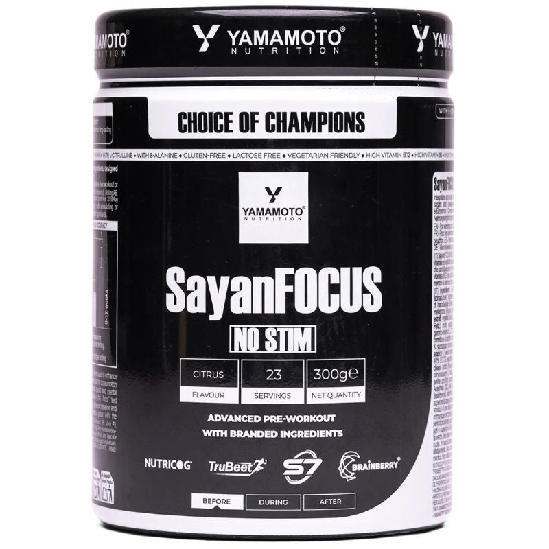 Yamamoto Nutrition Sayan Focus No Stim 300 Grammi