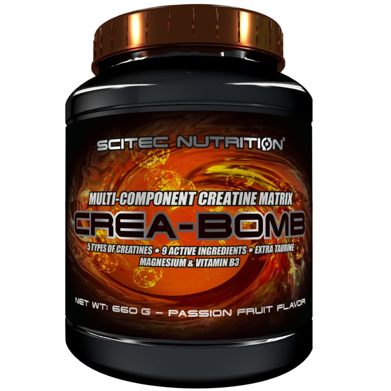 Scitec Nutrition Crea-Bomb 660 g - 6 tipi diversi di Creatina + Taurina