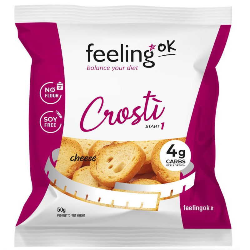 FEELING OK CROSTINO START FORMAGGIO 50 GRAMMI