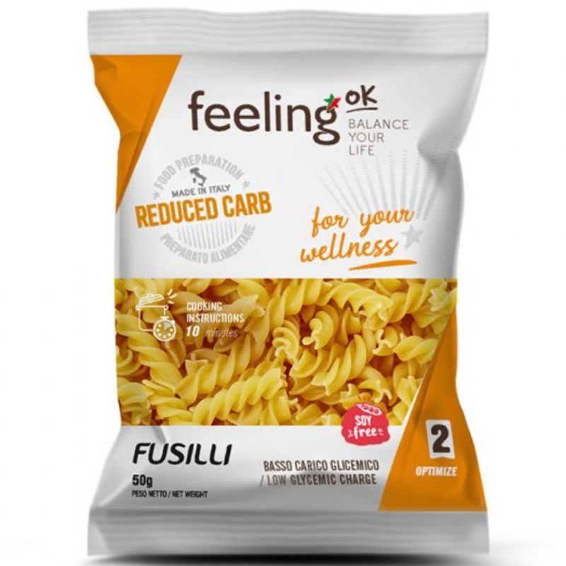 FEELING OK FUSILLI OPTIMIZE DA 50 GRAMMI