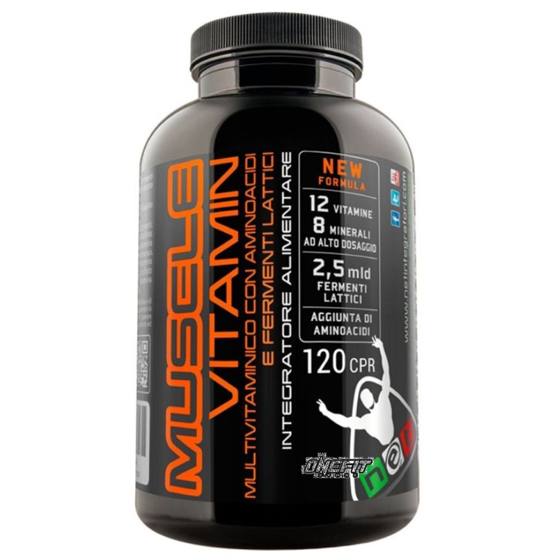 NET INTEGRATORI MUSCLE VITAMIN 120 COMPRESSE
