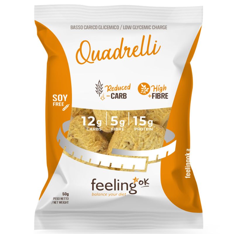 FEELING OK QUADRELLI MANDORLA OPTIMIZE 50 GRAMMI