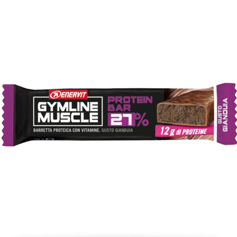 ENERVIT GYMLINE MUSCLE HIGH PROTEIN BAR 27% 1 BARRETTA DA 45 GRAMMI