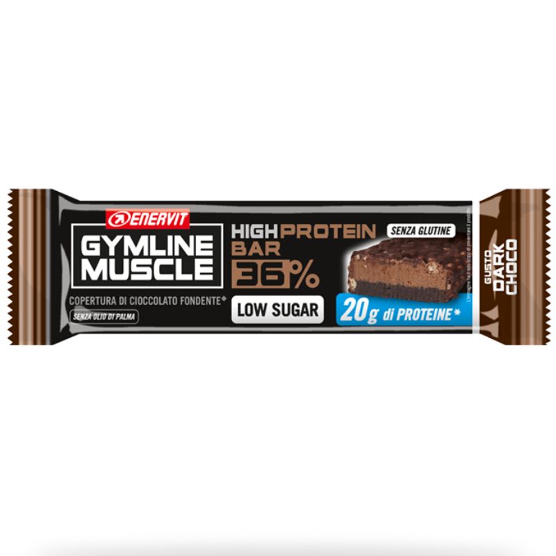 ENERVIT GYMLINE MUSCLE HIGH PROTEIN BAR 36% 1 BARRETTA DA 55 GRAMMI